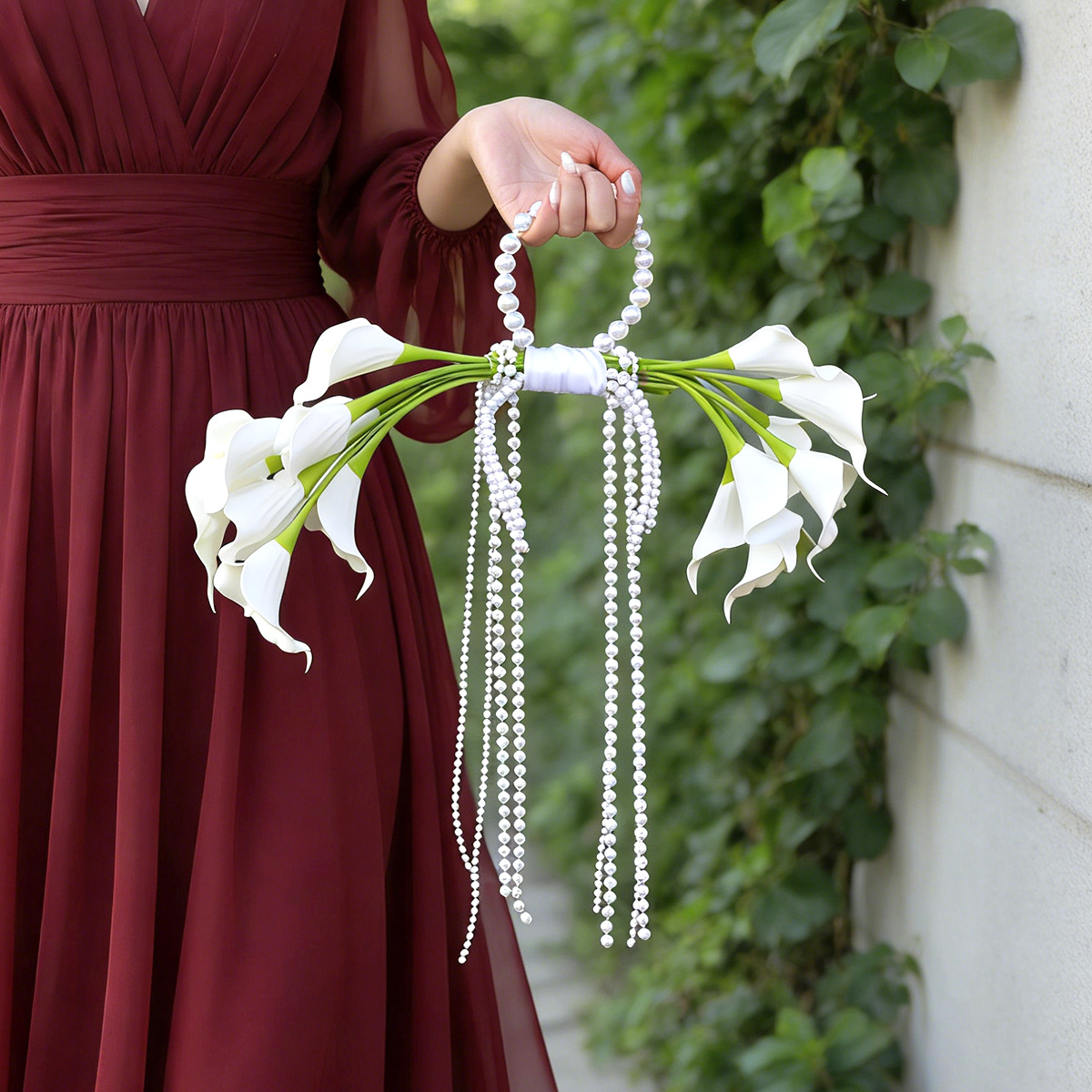Wedding Ceremony Supply - Yannew Artificial Calla Lily Bouquet with