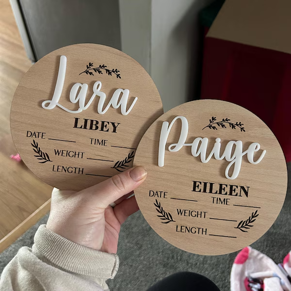 1Pc Custom Baby Announcement S - Wedding Party Supply review and price