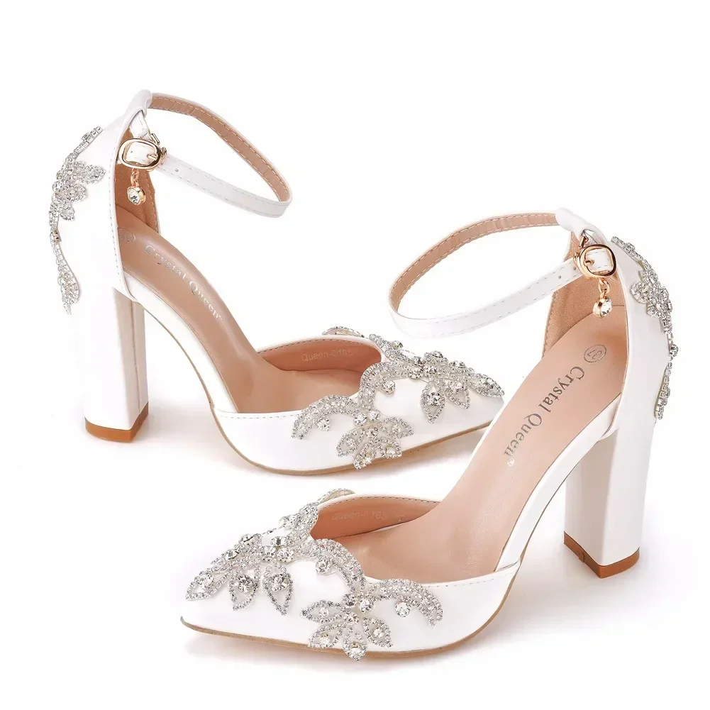2026 Thick Heel Pointed Toe Sh - Wedding Fx review and price