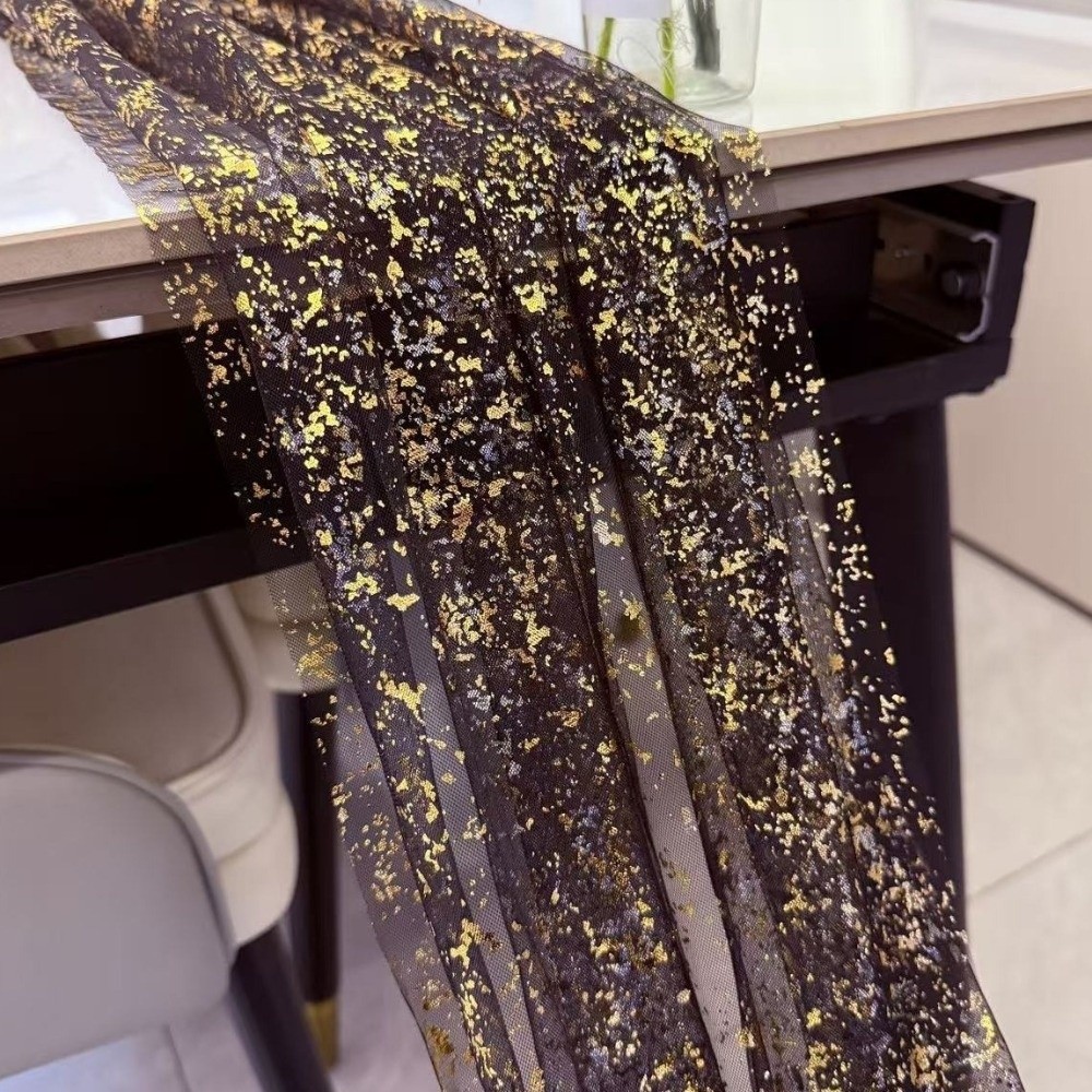 Golden Sequin Glitter Hot Stam - Table Runner Sequin review and price
