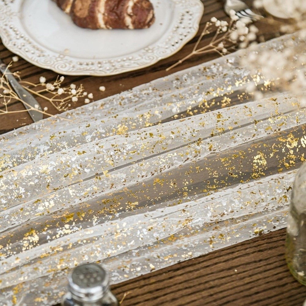 Golden Sequin Glitter Hot Stam - Table Runner Sequin review and price