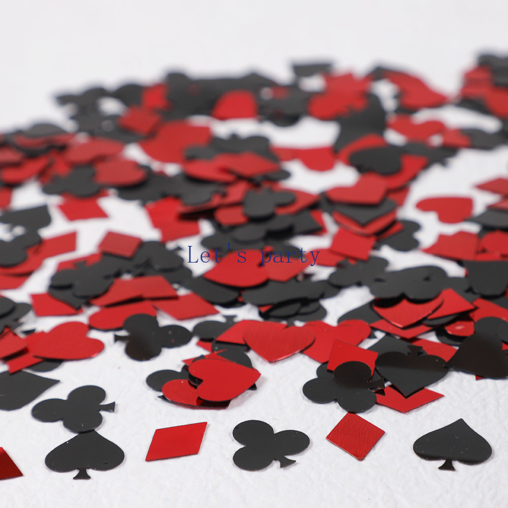 15g/bag Casino Las Vegas Poker - Table Runner Sequin review and price