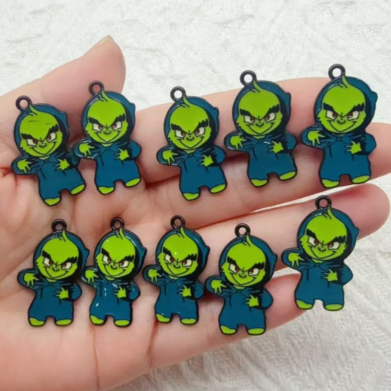 10pcs alloy drip oil cartoon C - Wedding Yes review and price