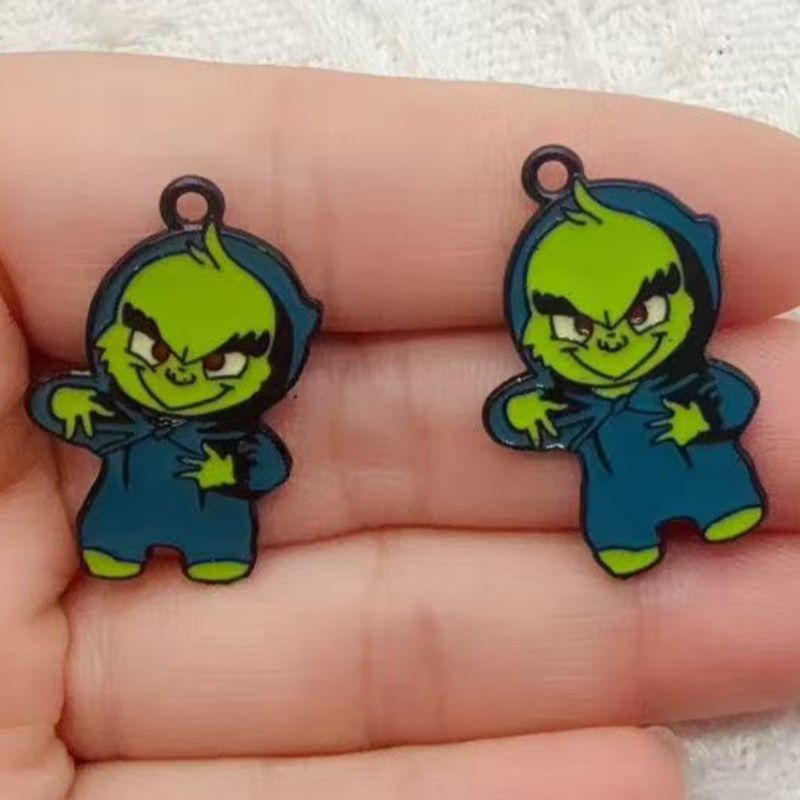 10pcs alloy drip oil cartoon C - Wedding Yes review and price
