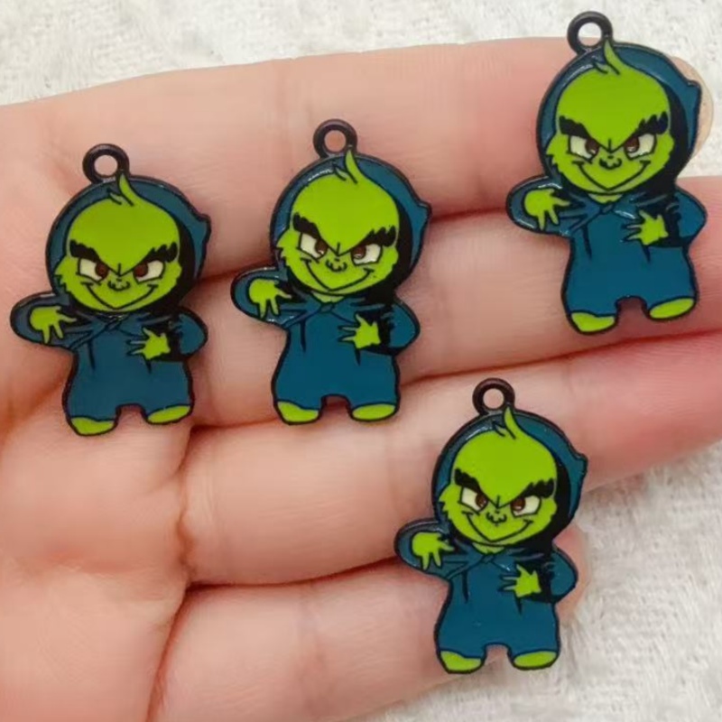 10pcs alloy drip oil cartoon C - Wedding Yes review and price