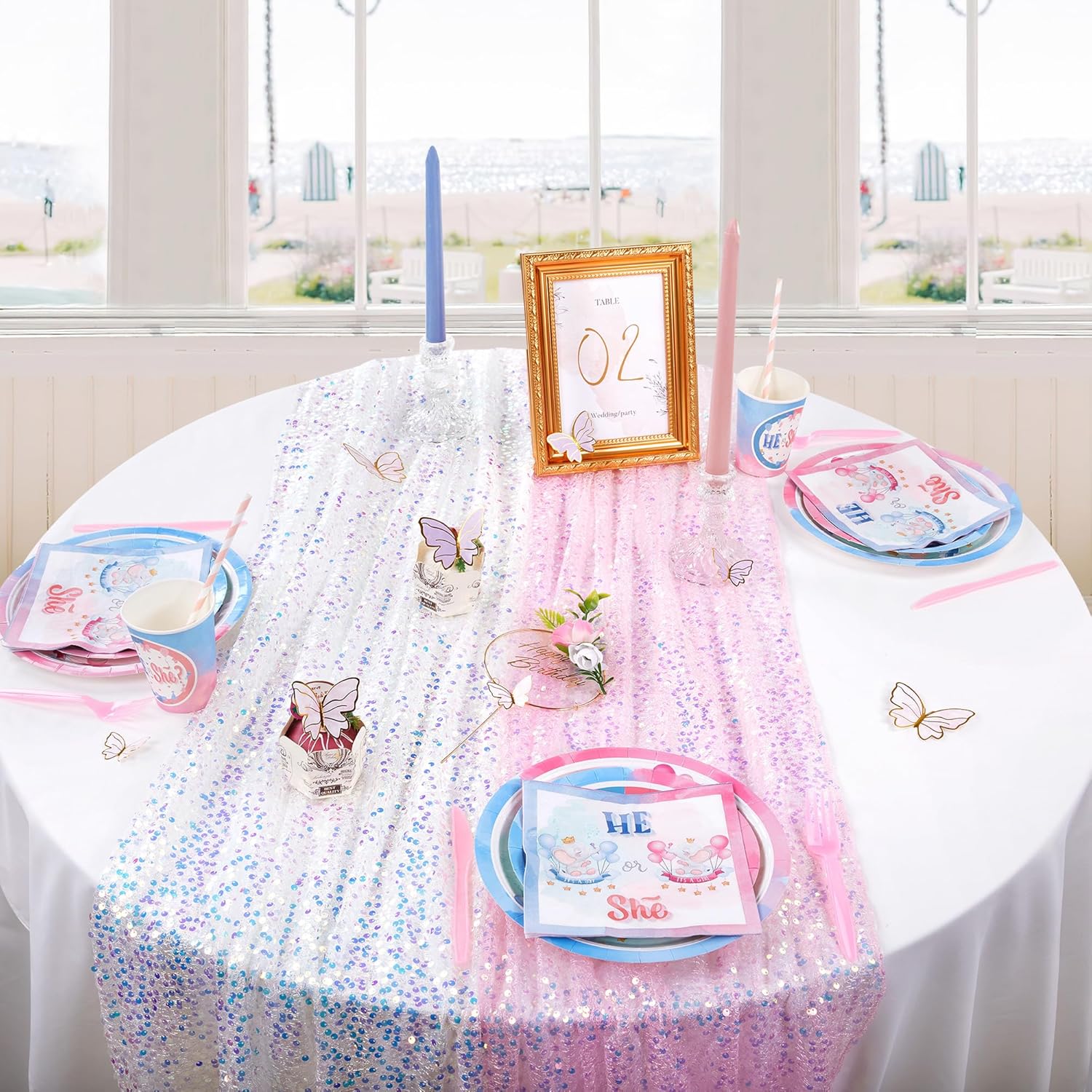 Glitter Iridescent Sequin Tabl - Table Runner Sequin review and price