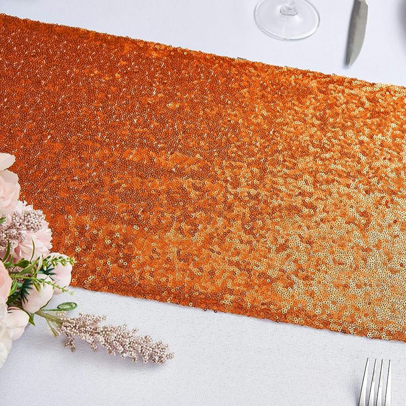 Orange Sequin Table Runner for - Table Runner Sequin review and price