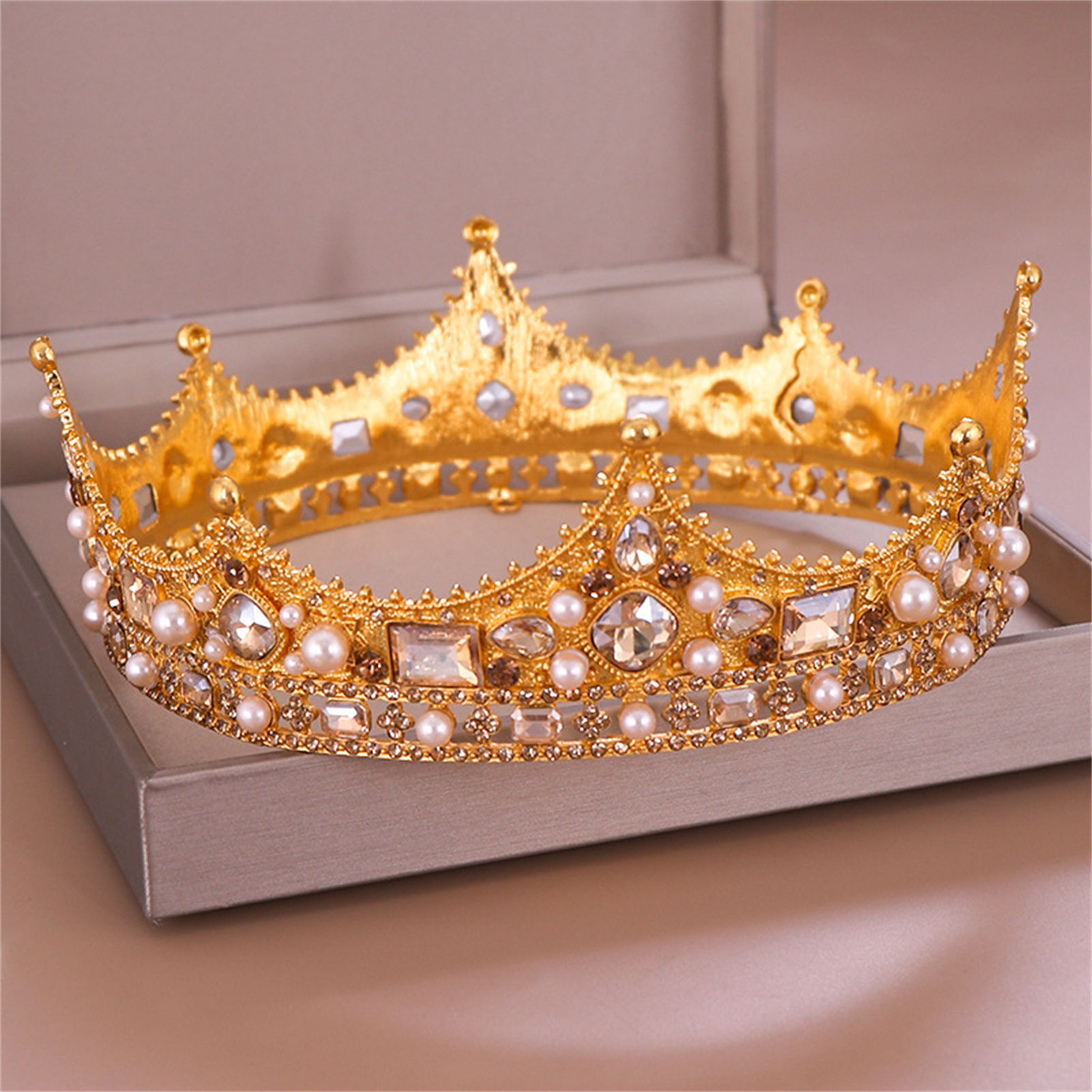 Bridal Crown Rhinestone Tiara  - Wedding Party Supply review and price